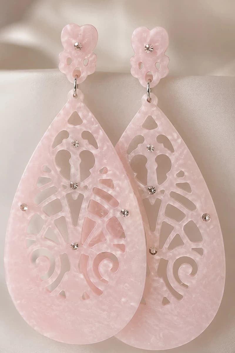 Orecchini pendenti Velvet Filigree - 3