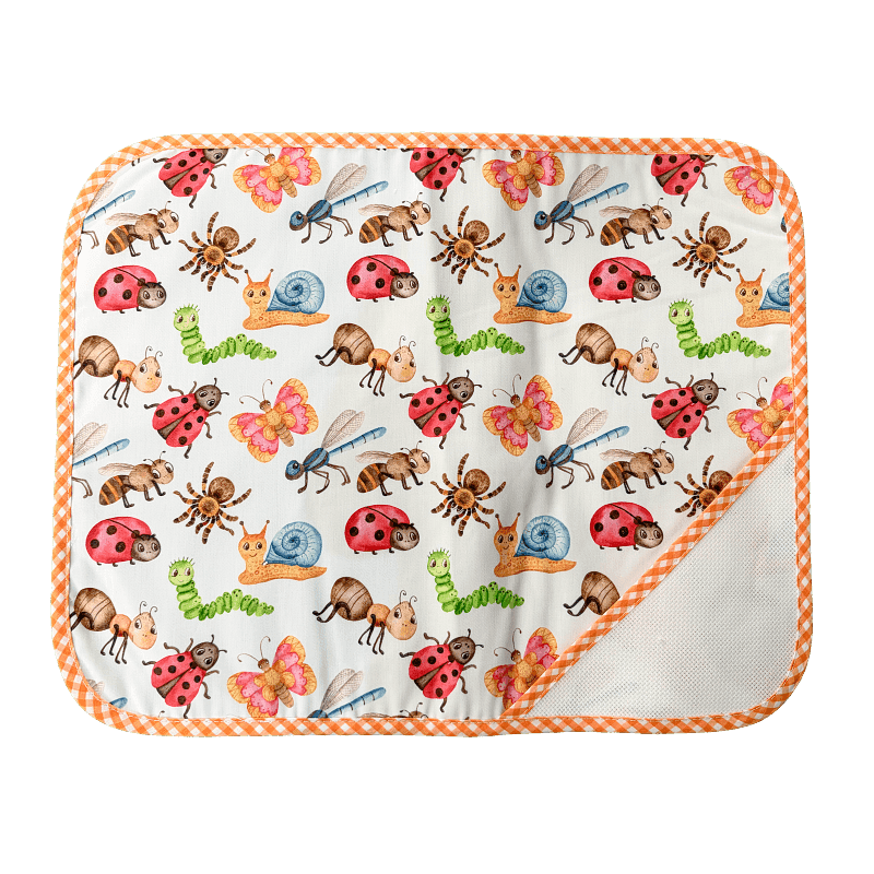 Set accessori scuola merenda 3 Pezzi insettini arancio - 2