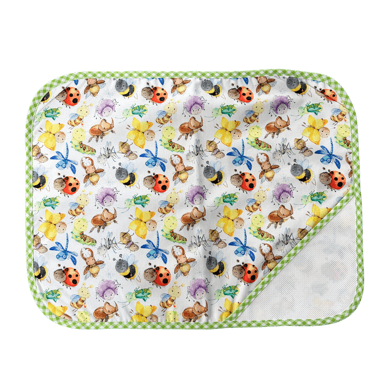 Set accessori scuola merenda 3 Pezzi insettini verde - 2