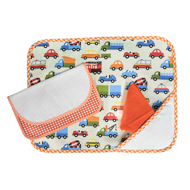Set accessori scuola merenda 3 Pezzi macchinine - 10