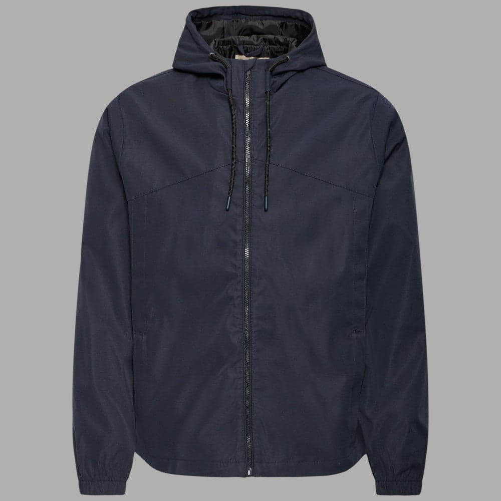 Blend giacca primaverile EFI HOOD giubbino uomo con cappuccio e zip blu - 6