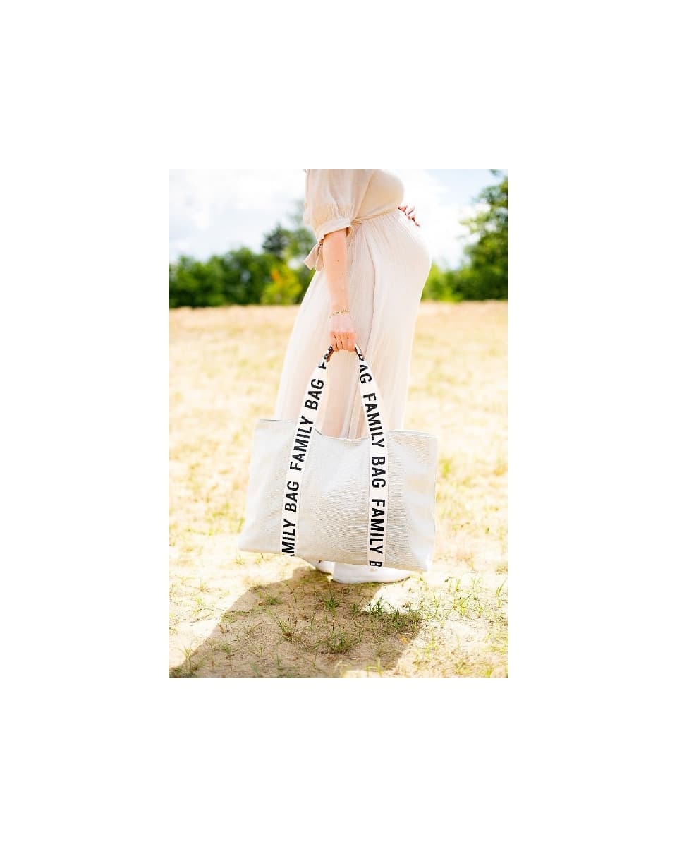 Borsa Childhome Family Bag Borsa Weekend - Bianco - 8