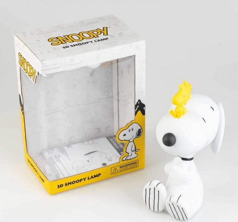 Snoopy - Luce notturna a LED per bambini (26,7 x 18,5 cm) - 14