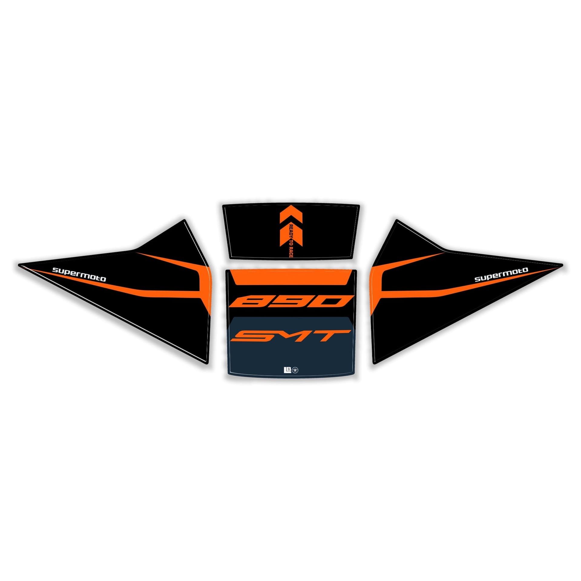 Paraserbatoio Adesivo 3D Protezione moto compatibile con KTM 890 SMT 2026 - 2