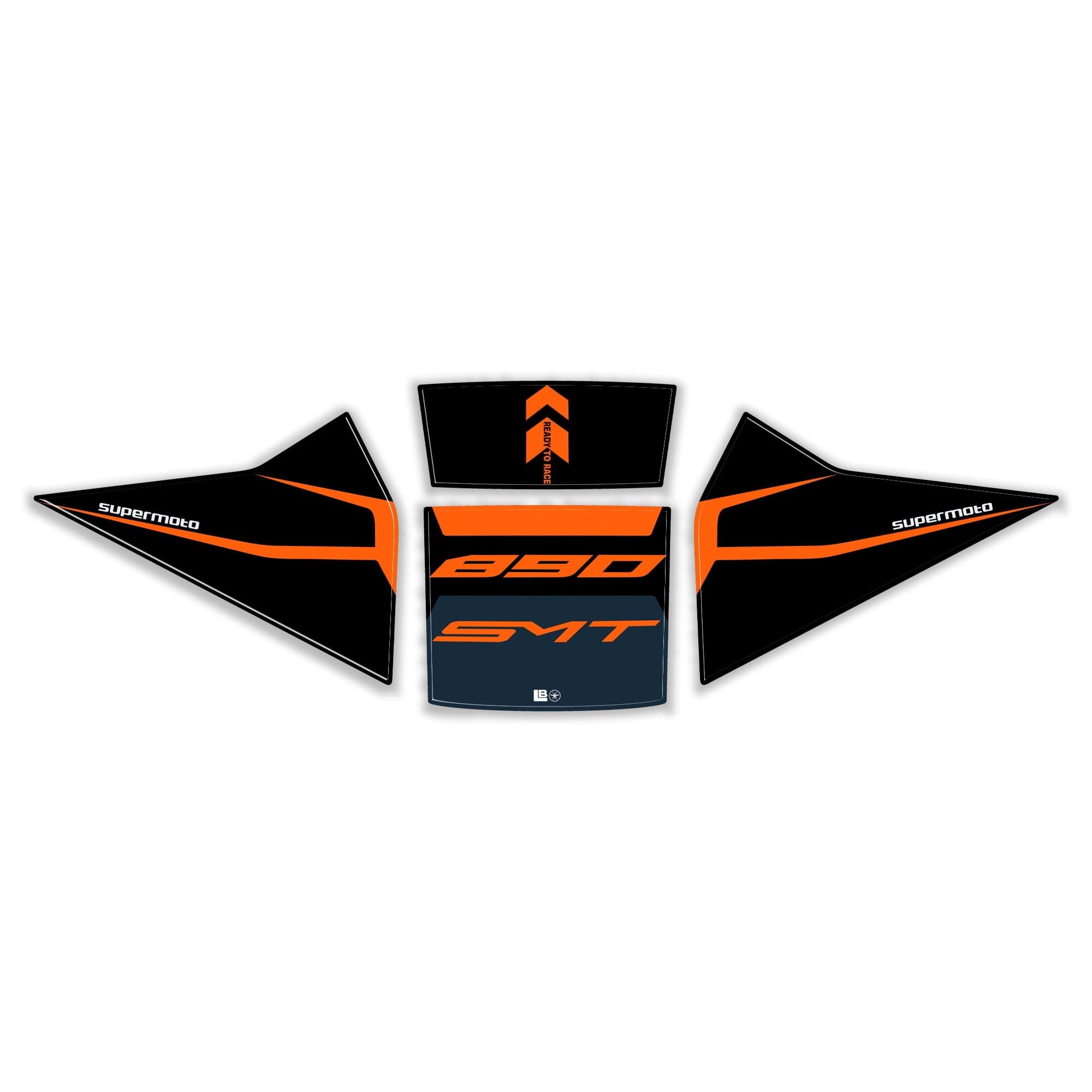Paraserbatoio Adesivo 3D Protezione moto compatibile con KTM 890 SMT 2026 - 2