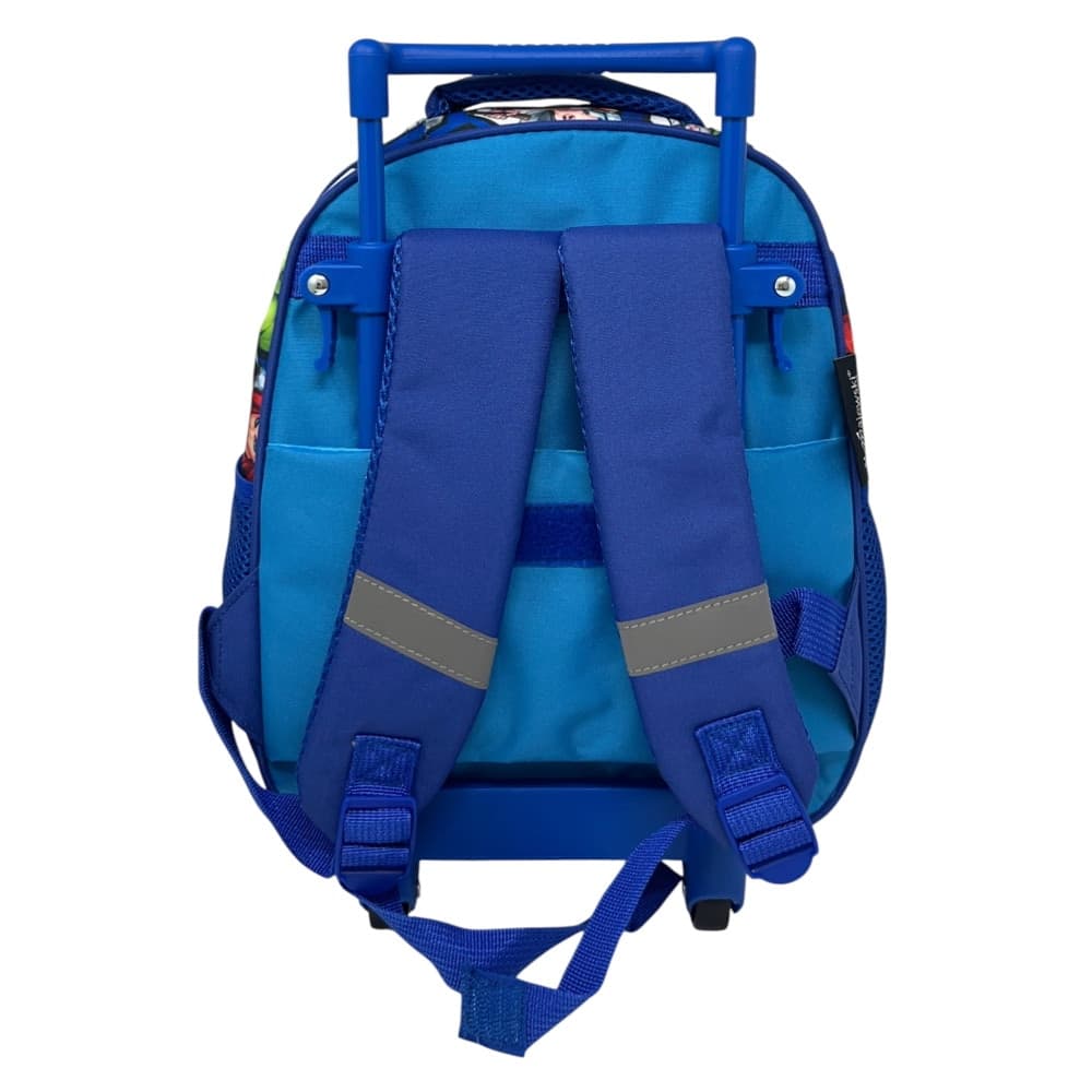 ZAINO ASILO TROLLEY AVENGERS CON TASCA FRONTALE 30 CM MANICO ALLUNGABILE VIAGGI 673047A - 6