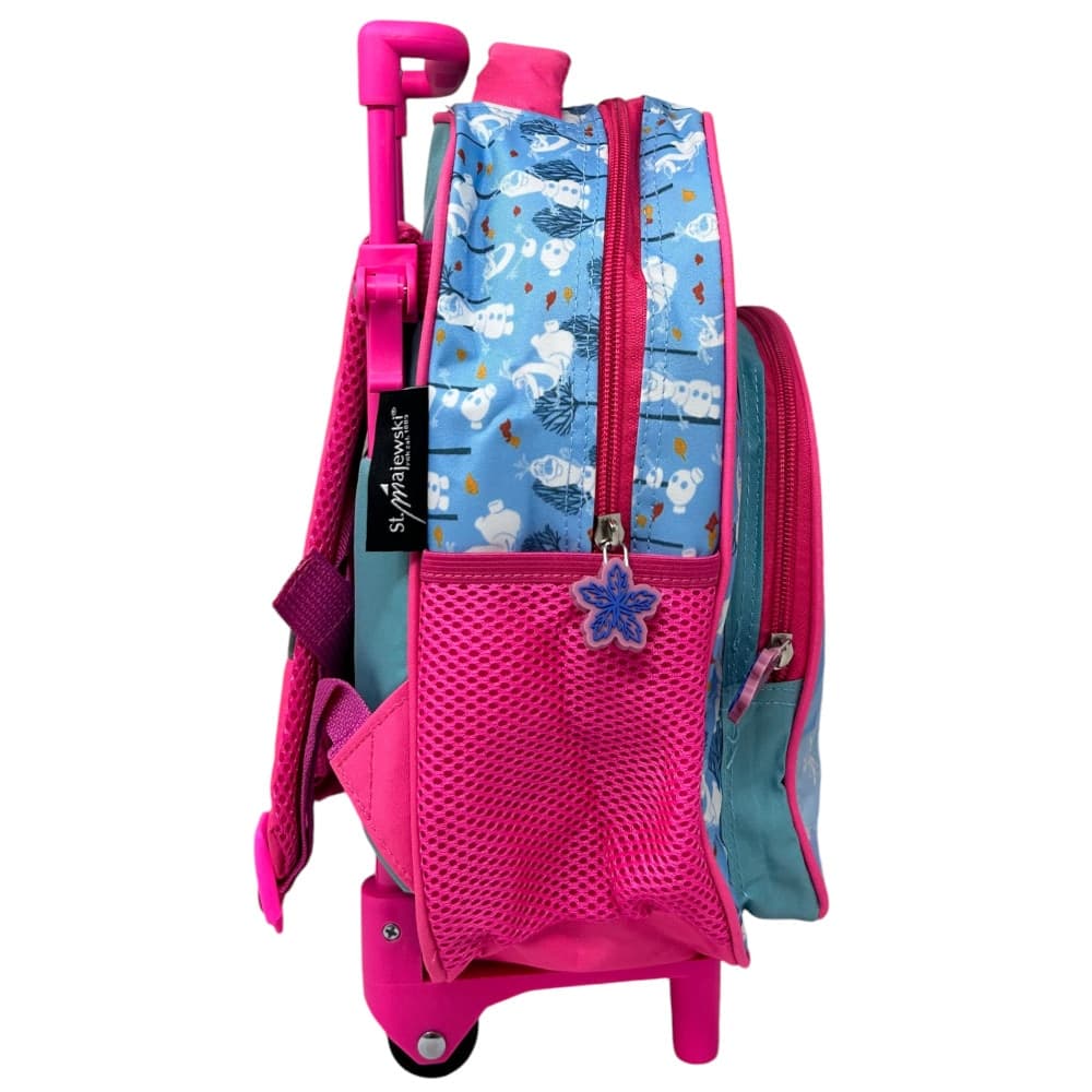ZAINO ASILO TROLLEY FROZEN CON TASCA FRONTALE 30 CM MANICO ALLUNGABILE VIAGGI 673115A - 3