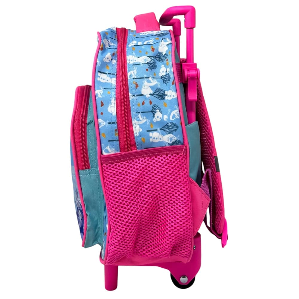 ZAINO ASILO TROLLEY FROZEN CON TASCA FRONTALE 30 CM MANICO ALLUNGABILE VIAGGI 673115A - 5
