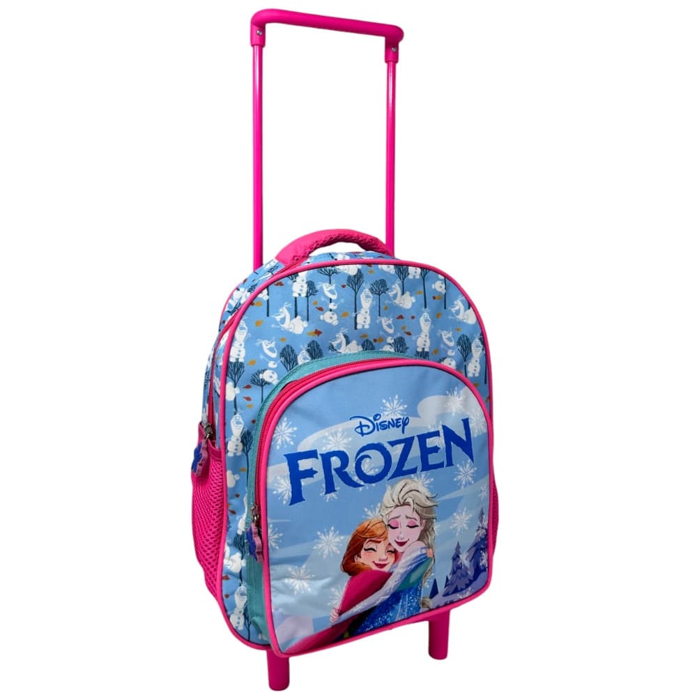 ZAINO ASILO TROLLEY FROZEN CON TASCA FRONTALE 30 CM MANICO ALLUNGABILE VIAGGI 673115A - 6