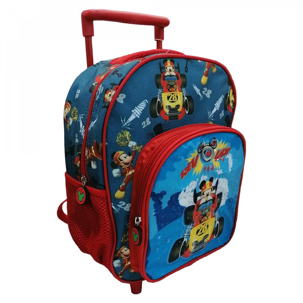 ZAINO ASILO TROLLEY TOPOLINO ZAINETTO CON TASCA FRONTALE MANICO ALLUNGABILE VIAGGI 305800 - 3