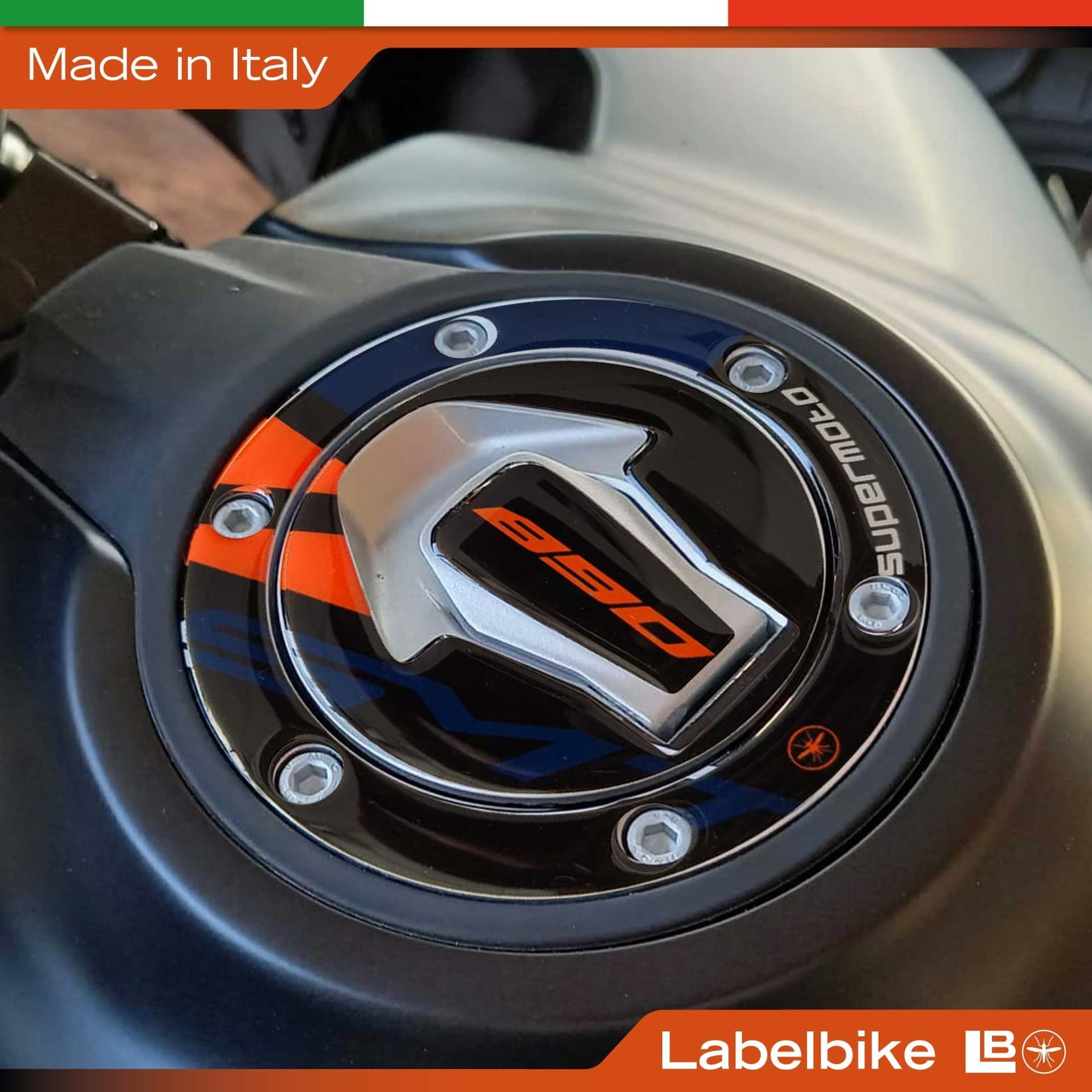 Adesivo Protezione Tappo Serbatoio moto compatibile con KTM 890 SMT 2026 - 3