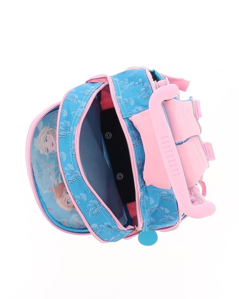 ZAINO ASILO TROLLEY FROZEN ZAINETTO CON TASCA FRONTALE MANICO ALLUNGABILE VIAGGI 757326 - 6