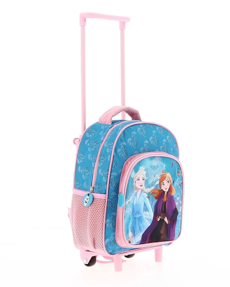ZAINO ASILO TROLLEY FROZEN ZAINETTO CON TASCA FRONTALE MANICO ALLUNGABILE VIAGGI 757326 - 8