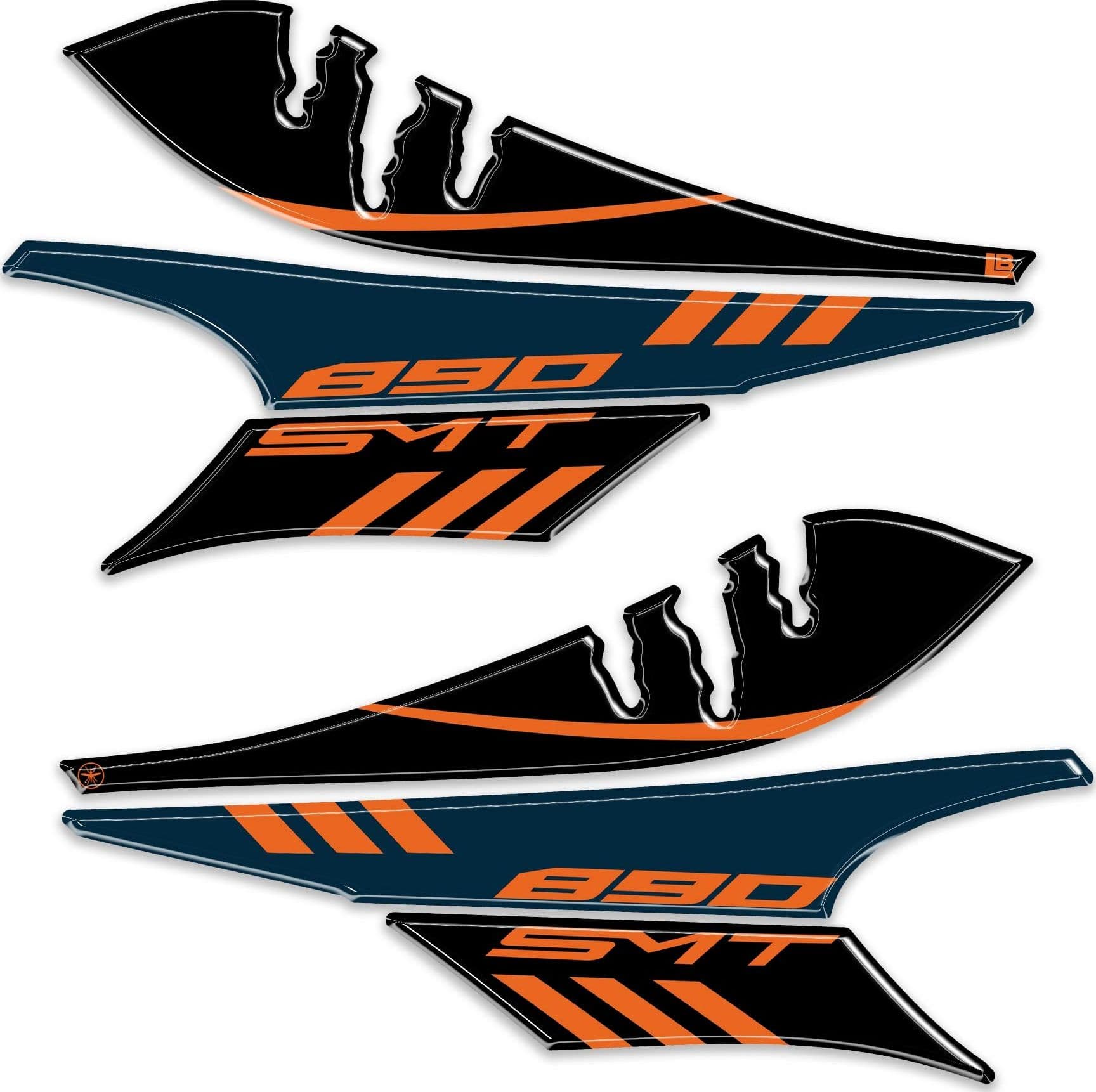 Adesivi Gel 3D Protezioni Paramani moto compatibili con KTM 890 SMT 2026 - 2