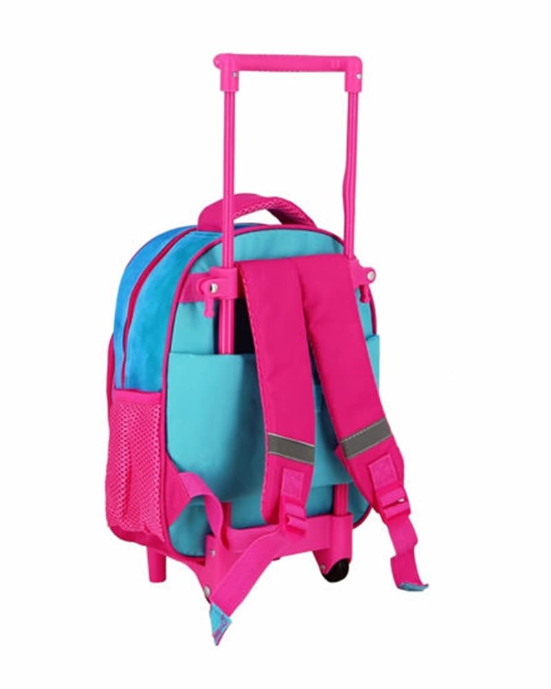 ZAINO ASILO TROLLEY UNICORNO MAGICAL CON TASCA FRONTALE MANICO ALLUNGABILE VIAGGI 730299 - 3