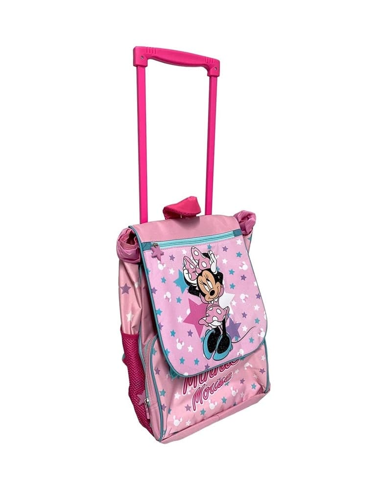 ZAINO TROLLEY ESTENSIBILE 40 CM MINNIE MANICO TELESCOPICO PER SCUOLA ELEMENTARE 672620A - 3