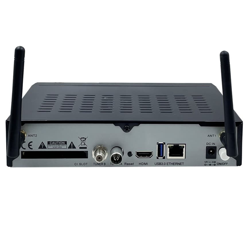 Decoder Combo Terrestre e Satellitare Multistream 4K Wifi Linux Enigma 2 Zgemma H17 Combo - 2