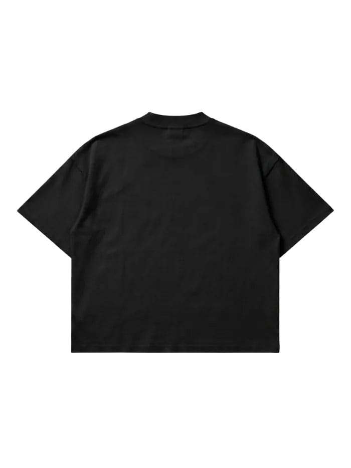 T-shirt Nera Boxy Fit 200gsm "Vision Restricted" | Horda® Eye Graphic - 3