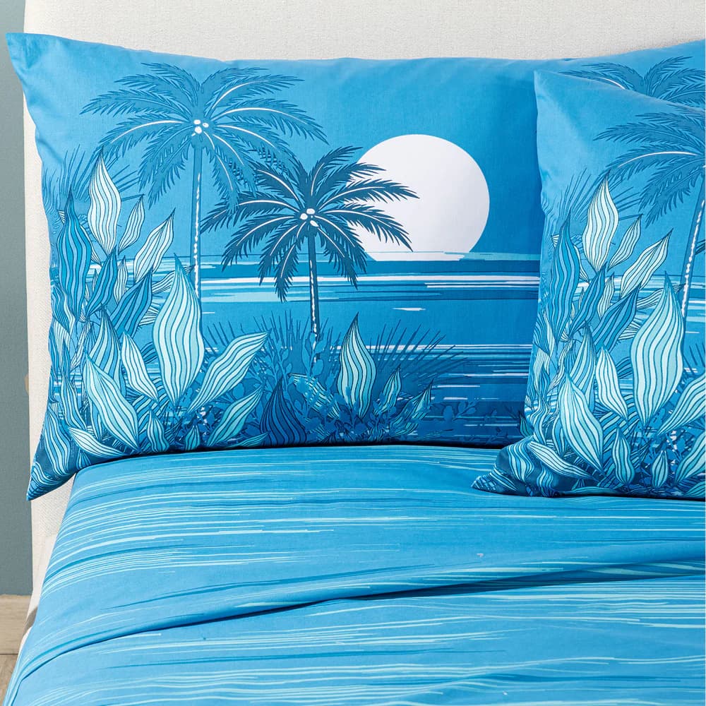 Completo Lenzuola Matrimoniale Palm Spring Caleffi in Cotone 250X280 - 4