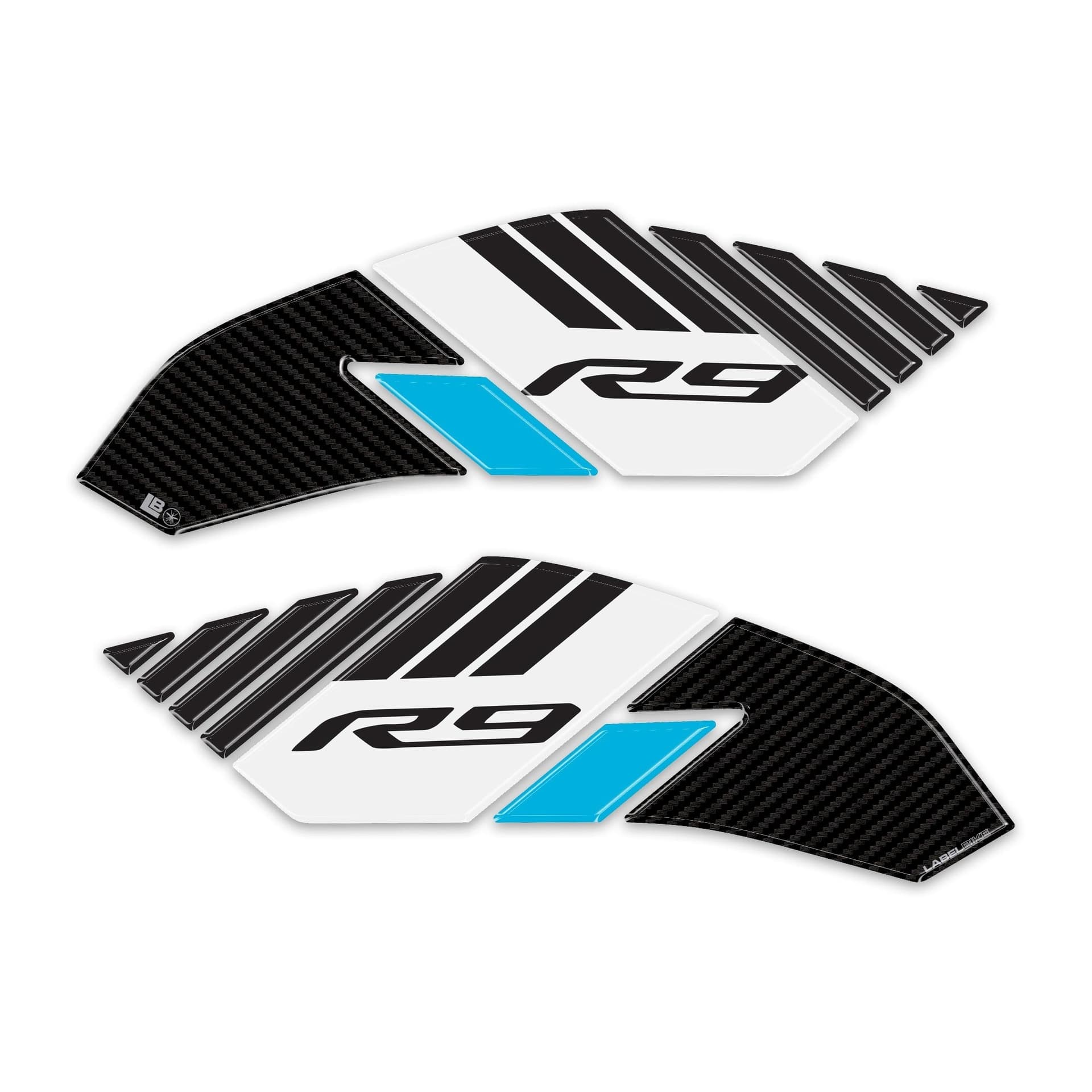 Adesivi Protezioni Laterali Serbatoio compatibili con Yamaha R9 2025-2026 - 2