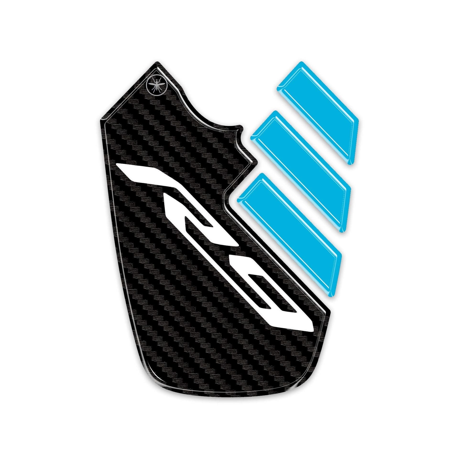 Adesivo Gel 3D Sopraserbatoio moto compatibile con Yamaha R9 2025-2026 - 2