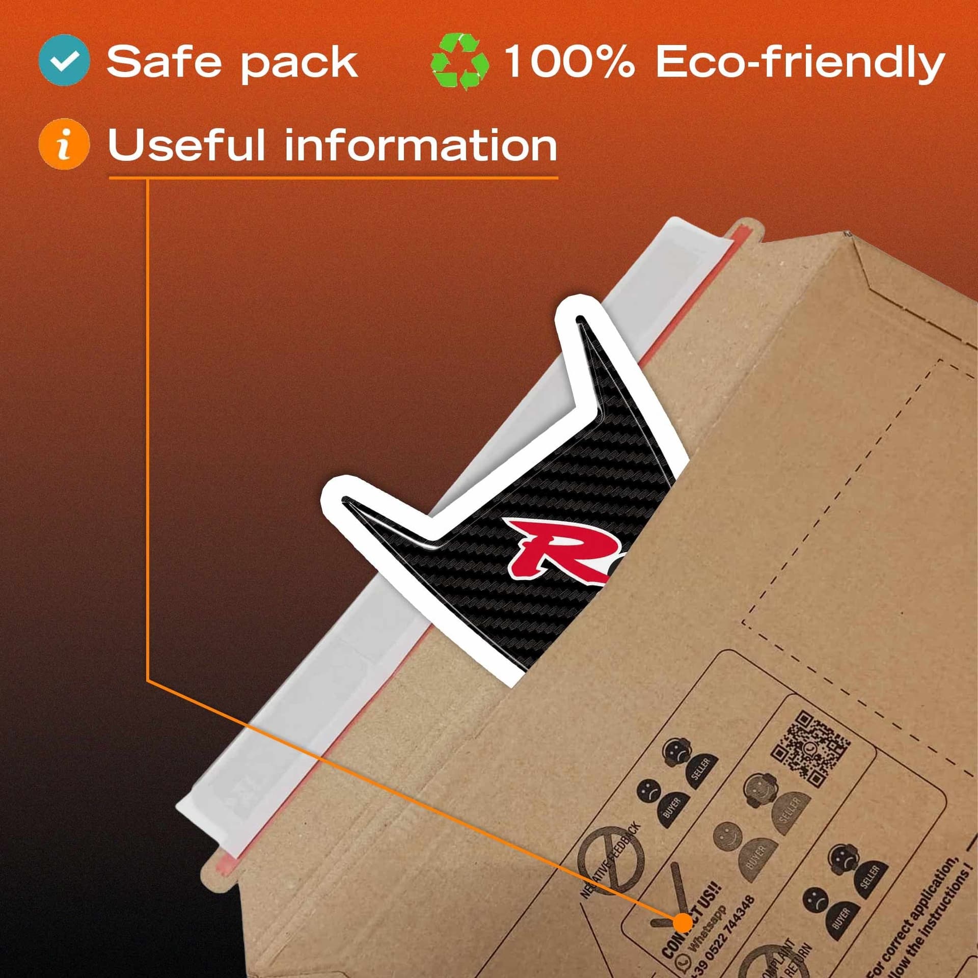 Adesivo Gel 3D Sopraserbatoio moto compatibile con Yamaha R9 2025-2026 - 18