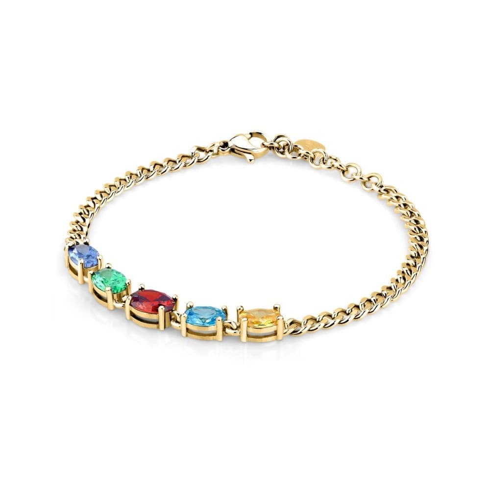 Bracciale Morellato Colori Dorato Multicolor Acciaio (SAVY04) - 4