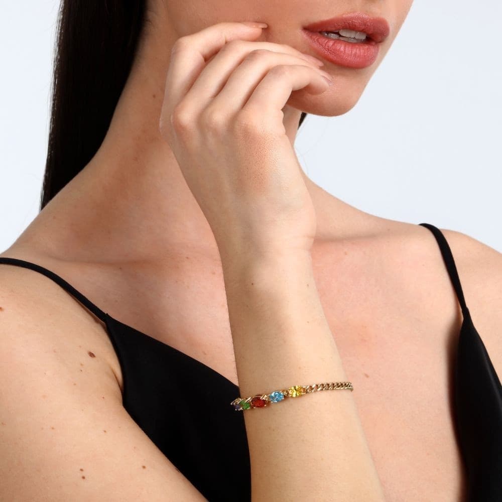Bracciale Morellato Colori Dorato Multicolor Acciaio (SAVY04) - 6