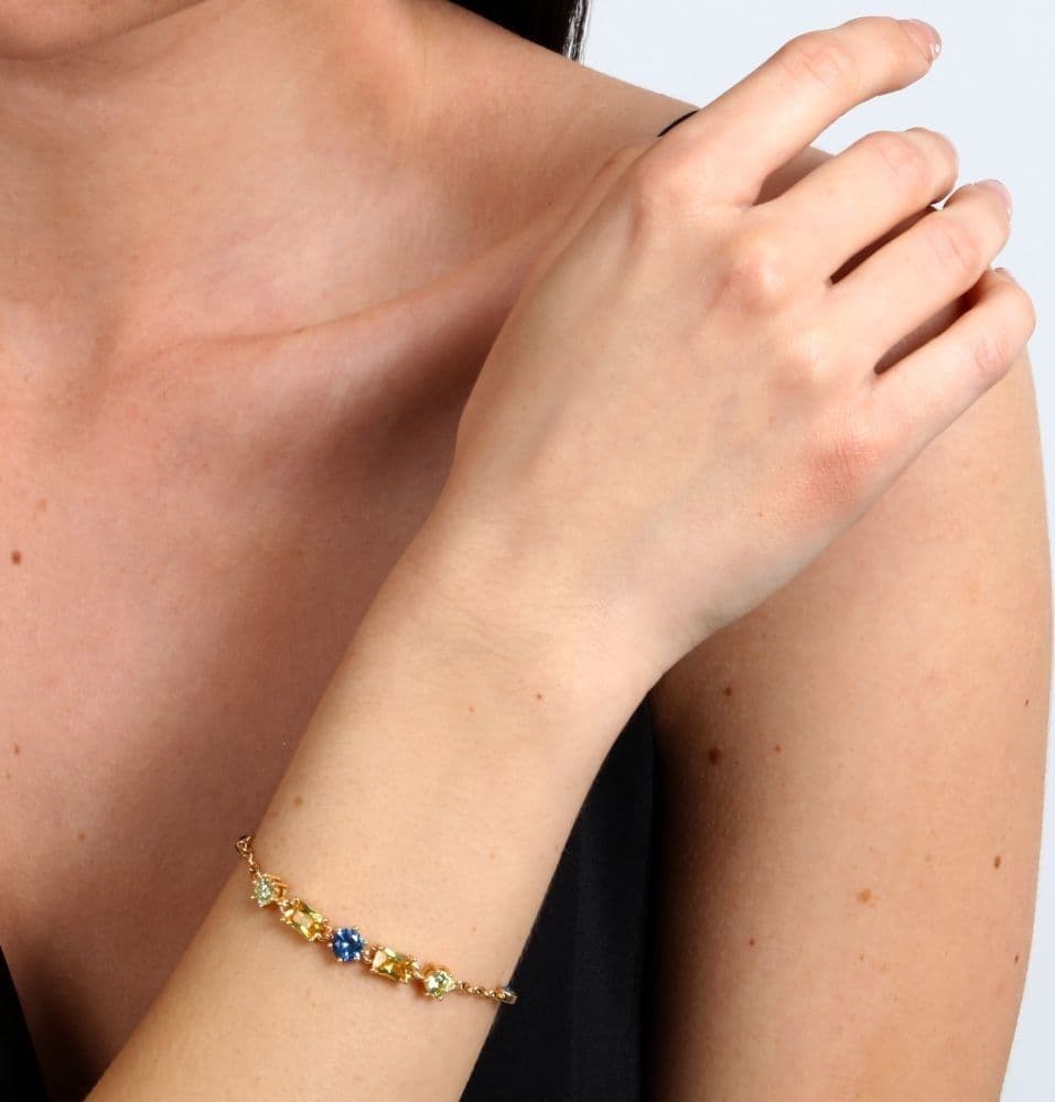 Bracciale Morellato Colori Dorato Cristalli Multicolor (SAVY08) - 8