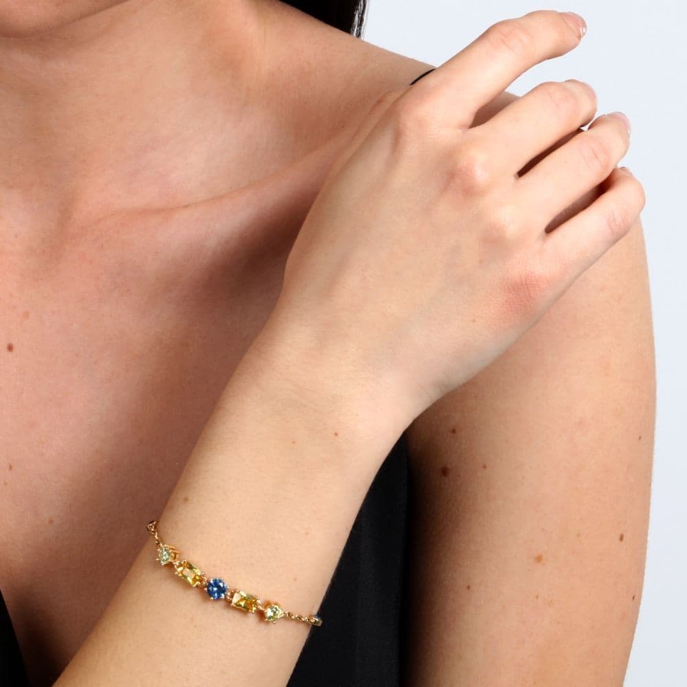 Bracciale Morellato Colori Dorato Cristalli Multicolor (SAVY08) - 8