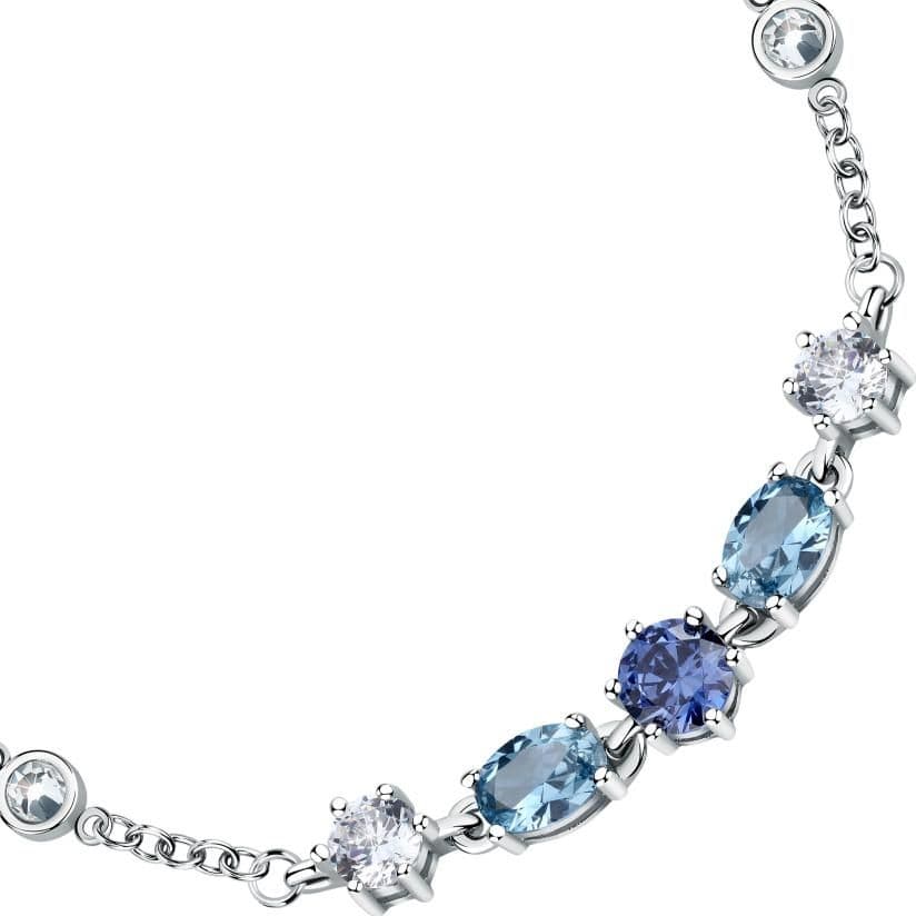 Bracciale Morellato Colori Acciaio Cristalli Blu (SAVY18) - 2