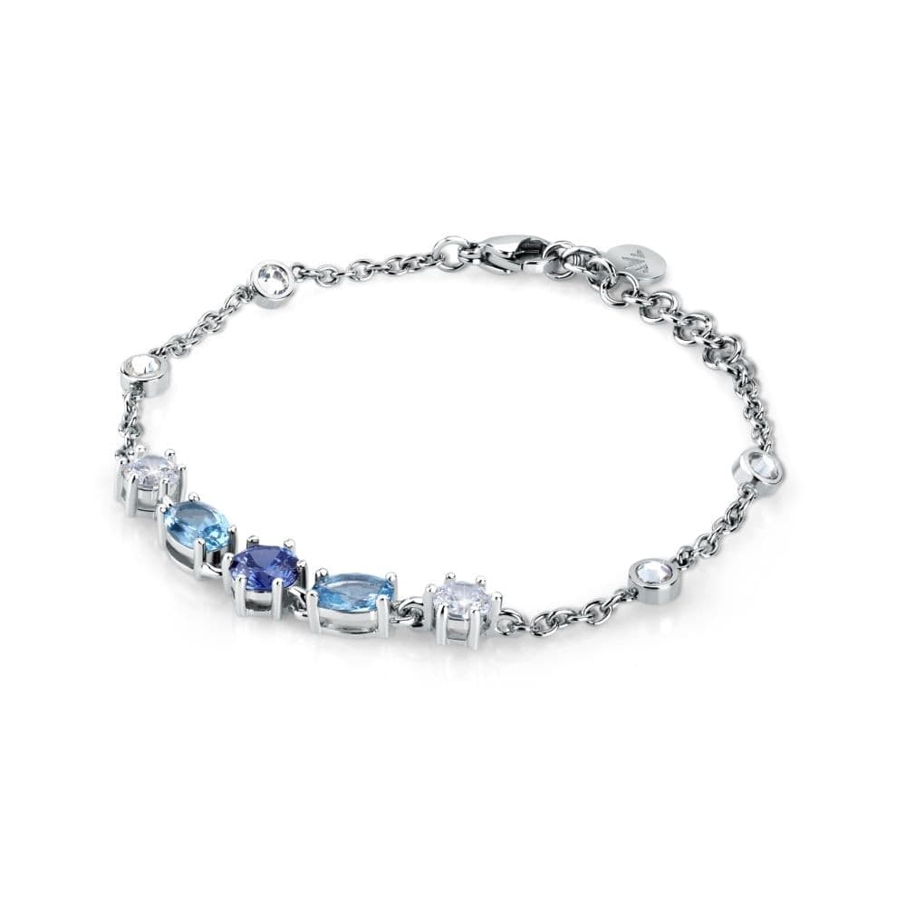 Bracciale Morellato Colori Acciaio Cristalli Blu (SAVY18) - 4