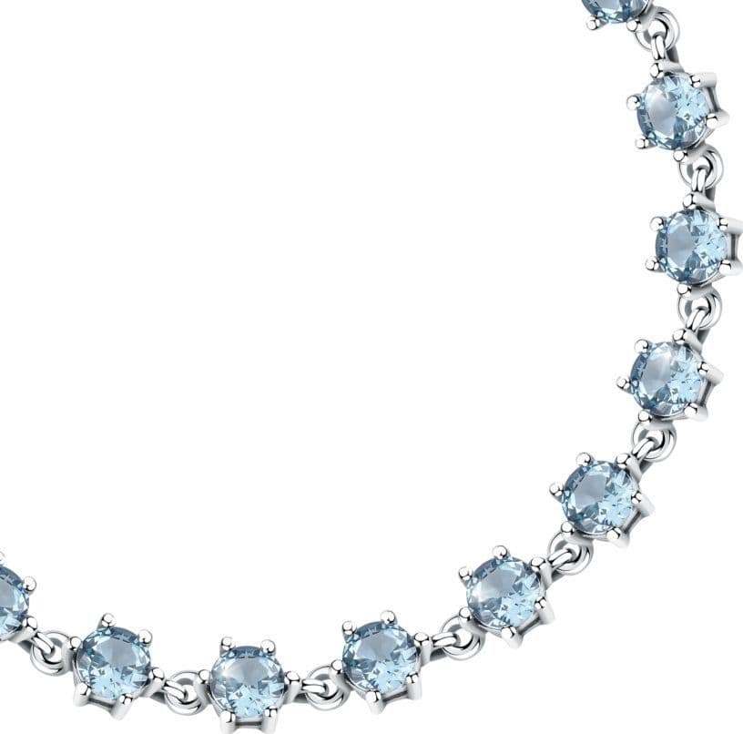 Bracciale Morellato Colori Acciaio Cristalli Azzurri (SAVY20) - 2