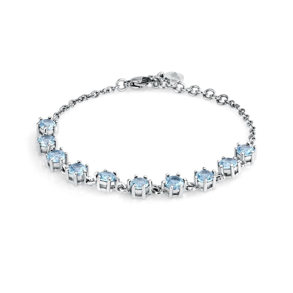 Bracciale Morellato Colori Acciaio Cristalli Azzurri (SAVY20) - 4