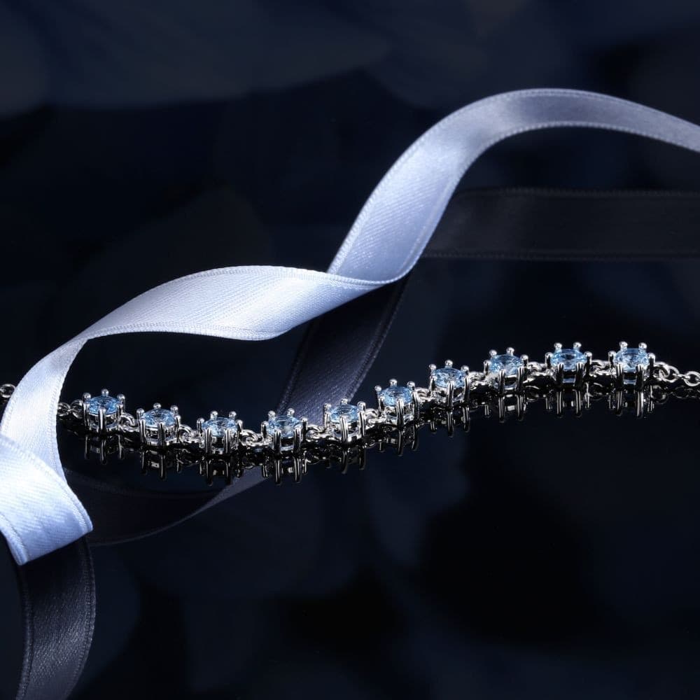 Bracciale Morellato Colori Acciaio Cristalli Azzurri (SAVY20) - 6