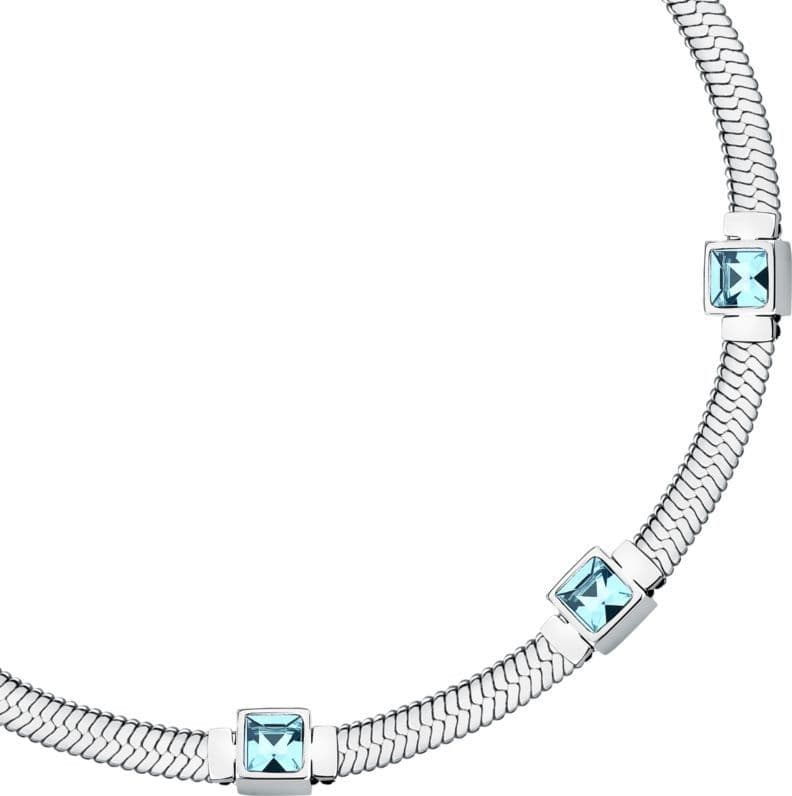 Bracciale Morellato Gioia Acciaio Cristalli Azzurri (SAVY34) - 2