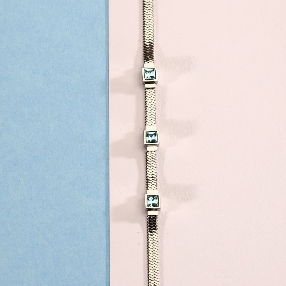 Bracciale Morellato Gioia Acciaio Cristalli Azzurri (SAVY34) - 4