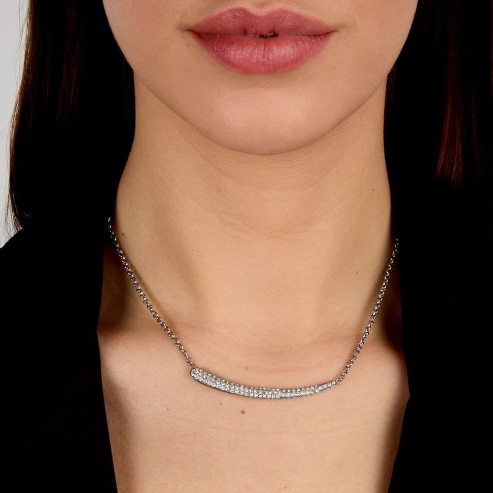 Collana Morellato Design Acciaio Cristalli (SAYP03) - 6
