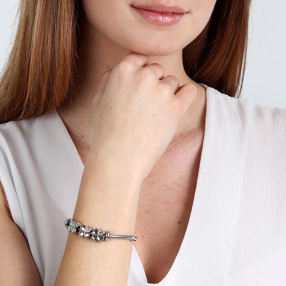 Bracciale Morellato Drops Acciaio Quadrifogli (SCZ1283) - 6