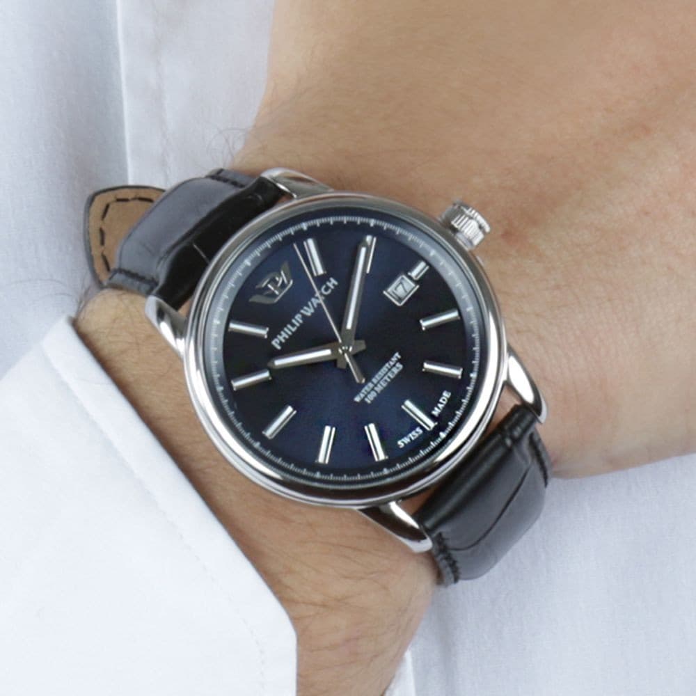 Orologio Philip Watch Kent Blu Uomo (R8251178013) - 3