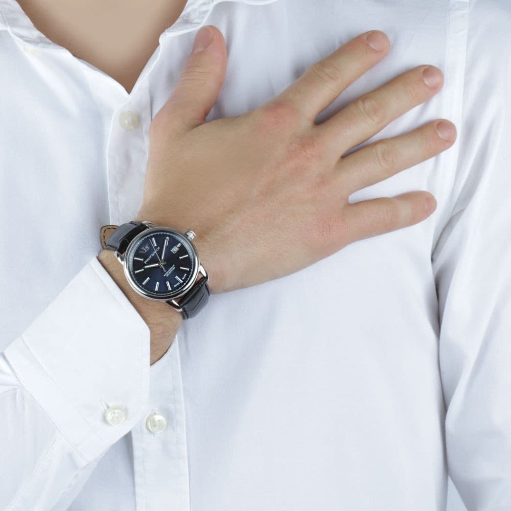 Orologio Philip Watch Kent Blu Uomo (R8251178013) - 4