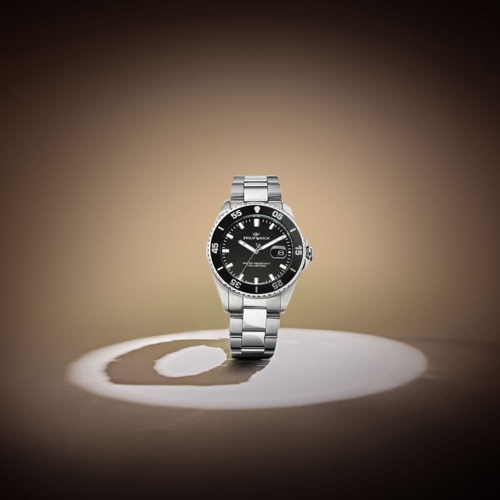 Orologio Philip Watch Caribe Sport Nero Uomo (R8253597120) - 5