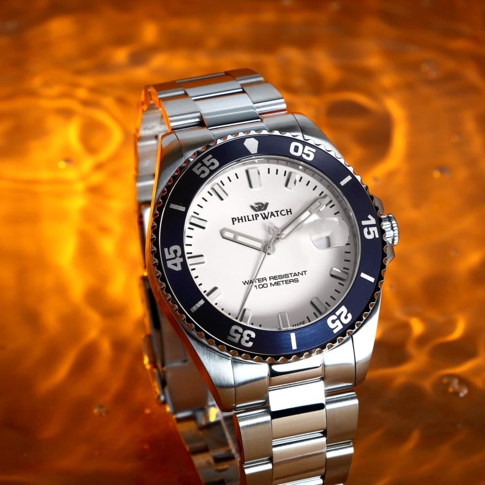 Orologio Philip Watch Caribe Sport Bianco Uomo (R8253597121) - 5