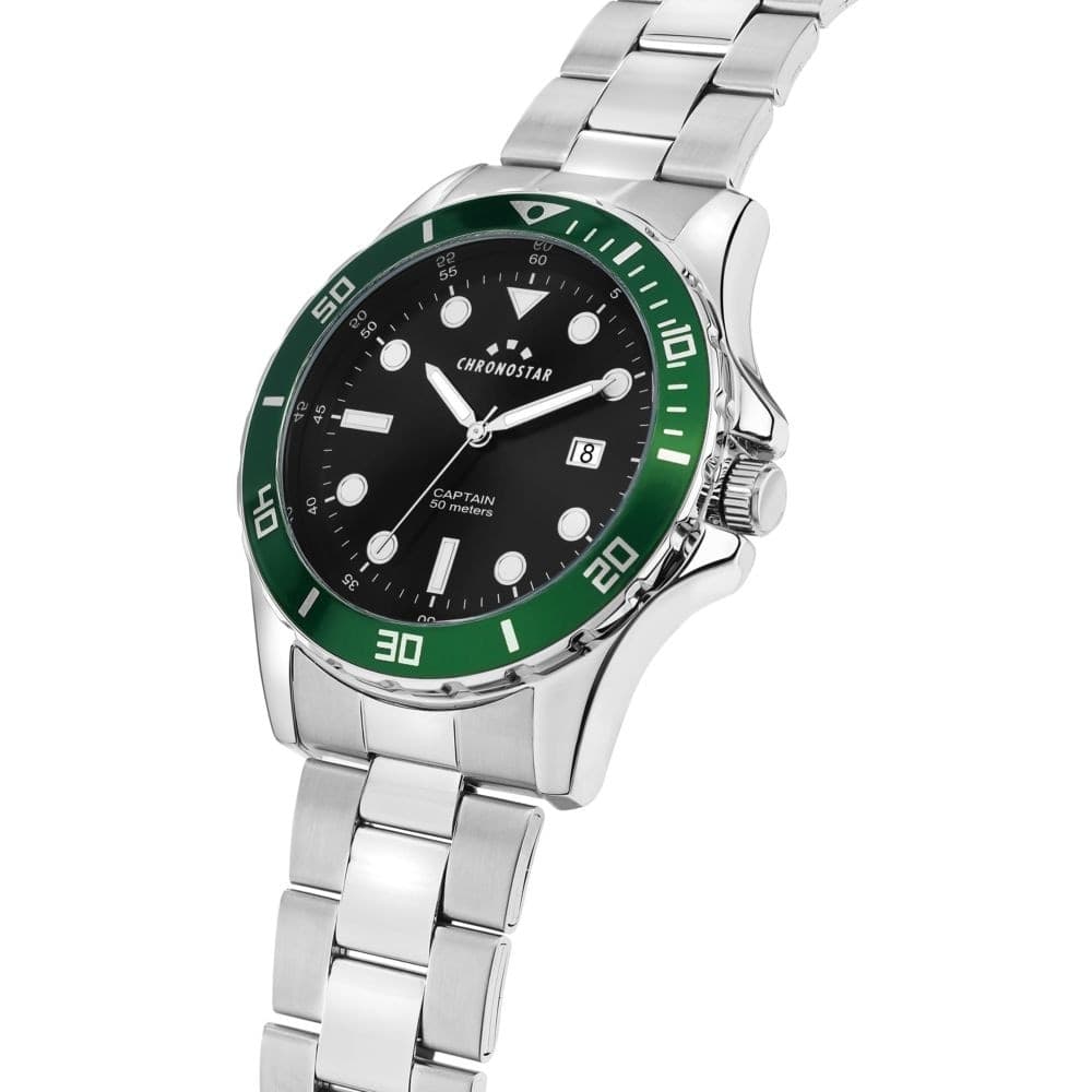Orologio Chronostar Captain Nero Ghiera Verde (R3753291009) - 2