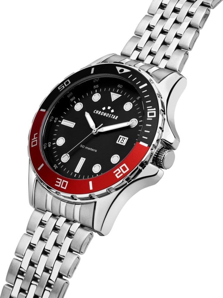 Orologio Chronostar Captain 2.0 Nero Ghiera Rossa (R3753318001) - 2