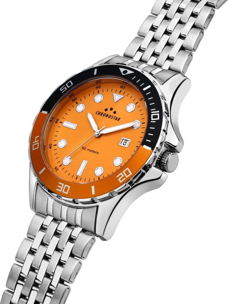 Orologio Chronostar Captain 2.0 Arancione (R3753318005) - 2