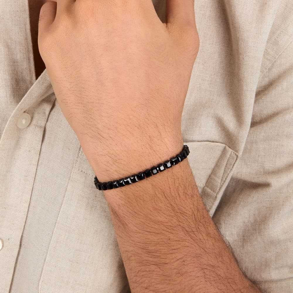 Bracciale Uomo Sector Tennis Nero (SANN58) - 6