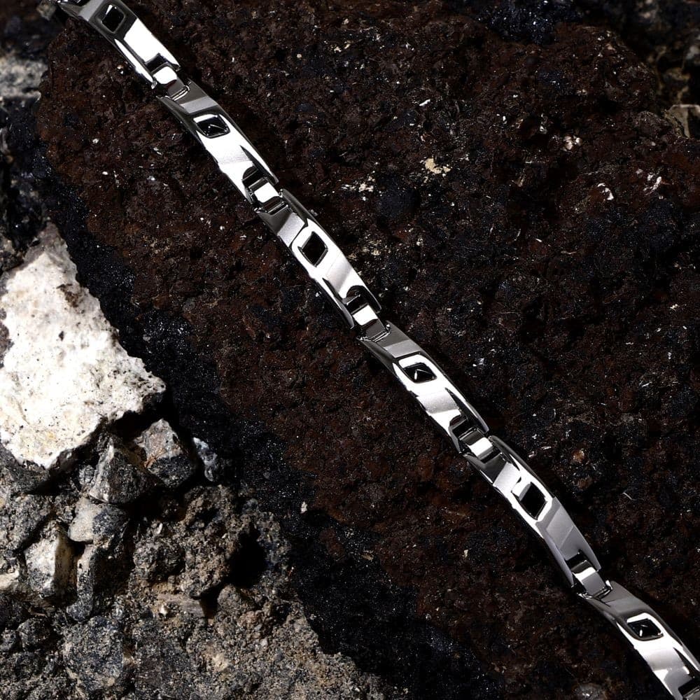 Bracciale Sector Premium Acciaio Dettagli Neri (SAVK13) - 4