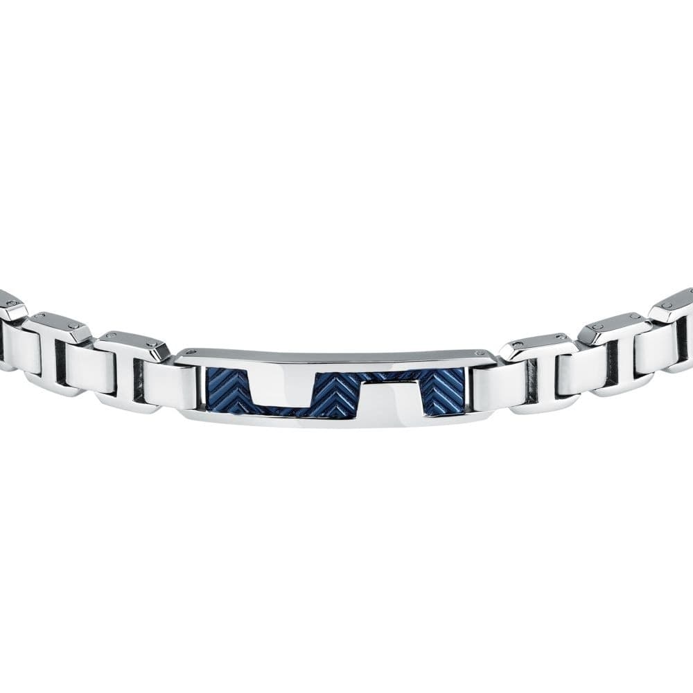 Bracciale Sector Premium Acciaio Inserti Blu (SAVK14) - 2