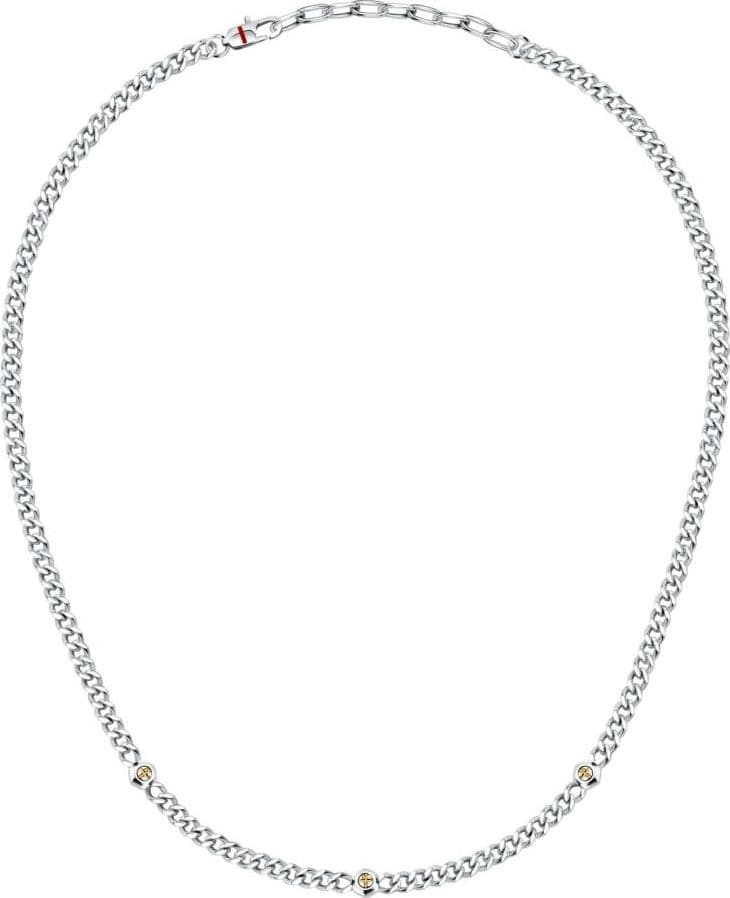 Collana Sector Basic Acciaio con Dettagli Dorati (SZS127) - 2